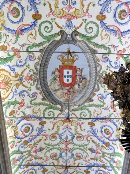 Plafond de la chapelle San Miguel de l'Universit de Coimbra