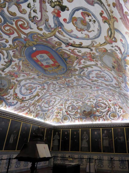 Salle des examens privs de l'Universit de Coimbra