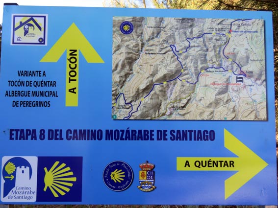 Le balisage du Camino Mozarabe de Santiago (étape 8)