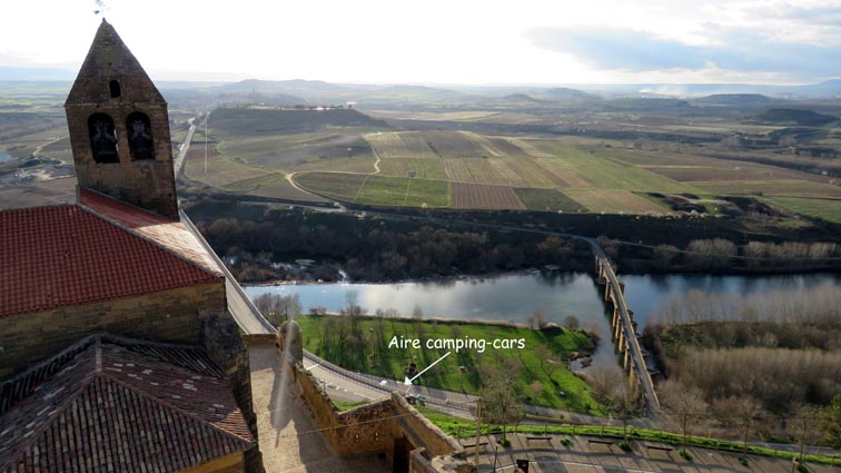 Aire camping-cars de san Vicente de la Sonsierra