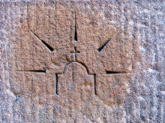 Marque de tcheron au chteau du Haut-Koenigsbourg