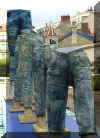 "La Longue Marche du Jean" 7 pices en bronze 1997-98