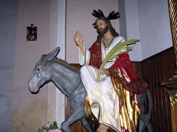 Christ tenant un rameau.