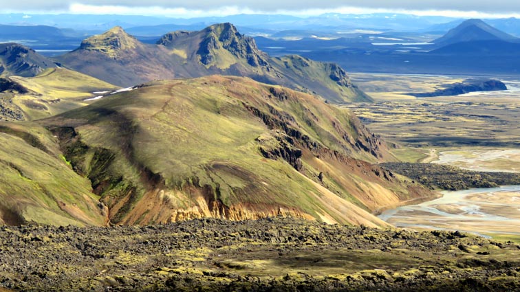 Le plateau de Landmannalaugar