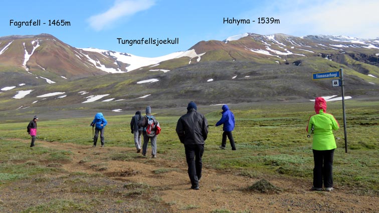 Départ pour la langue glacière du Tungnafellsjoekull