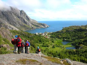 Descente sur Nusfjord.