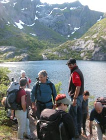 Le lac d'Ovrevatnet.