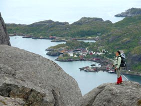 Christiane domine Nusfjord.