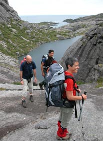 Au dessus du lac Straumsoyvatnet.