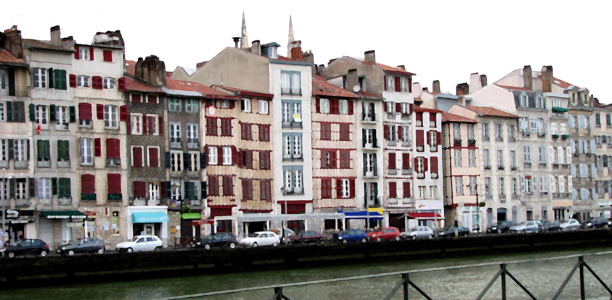 La Nive et le quai Jauréguiberry...