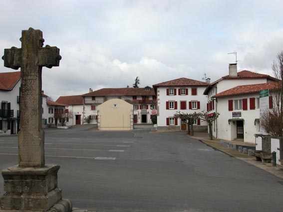 La place du village.