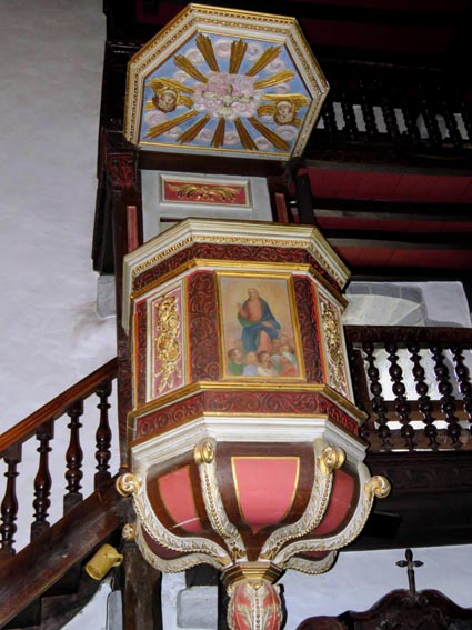 Chaire de l'église d'Itxassou