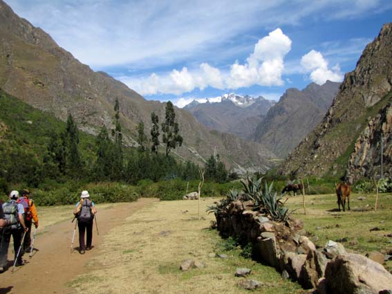 Départ sur le Chemin de l'Inca