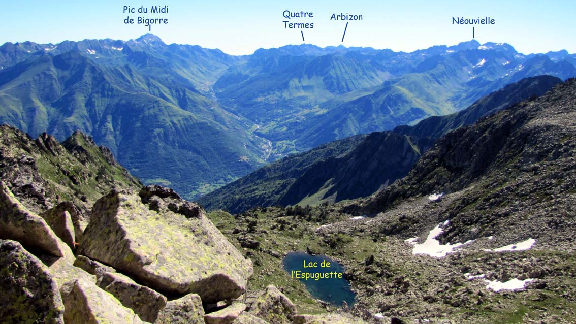 Du Pic du Midi de Bigorre au Néouvielle.