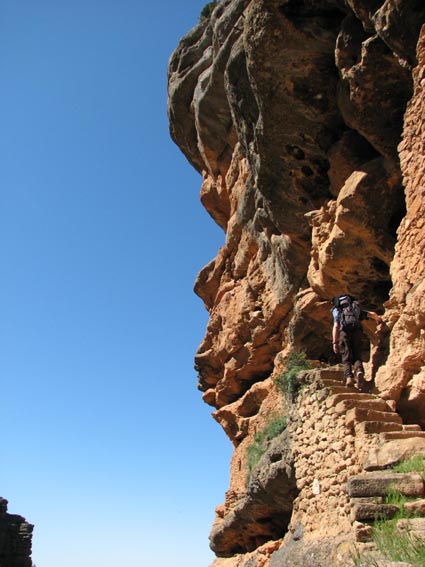 Arrive  l'ermitage de San Cristbal del Barranco.