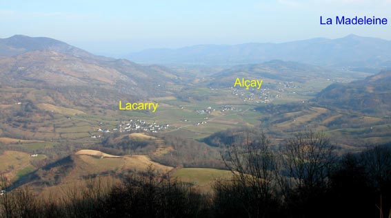 Lacarry, Alçay et La Madeleine.