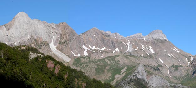 Vue sur la pea Forca.