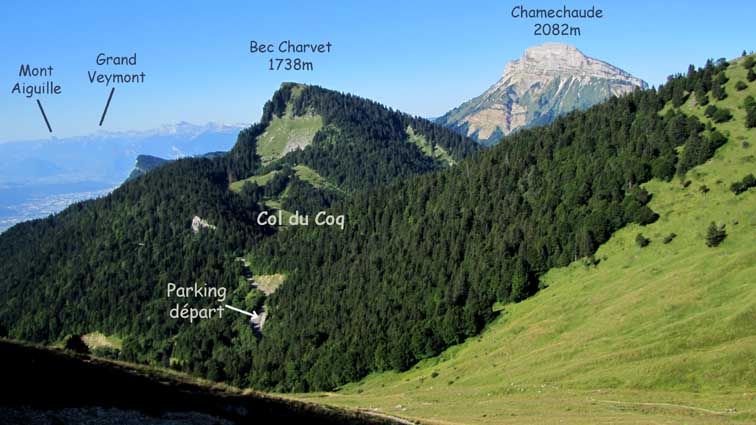 Mont Aiguille, Grand Veymont et Chamechaude