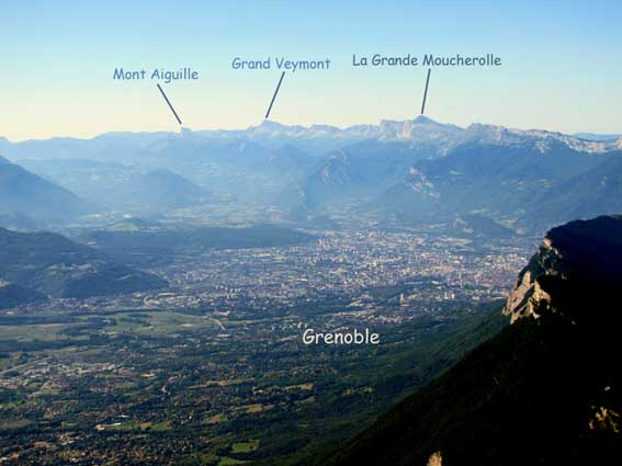 Vue sur Grenoble
