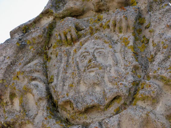 On voit la tte du Christ sur le linge qu'une pieuse femme a utilis pour lui essuyer la face.