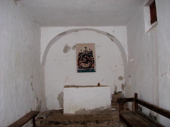 L'intrieur de l'ermitage San Salvador.