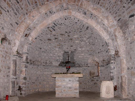 Le choeur de l'ermitage "de los Santos Juan y Pablo"