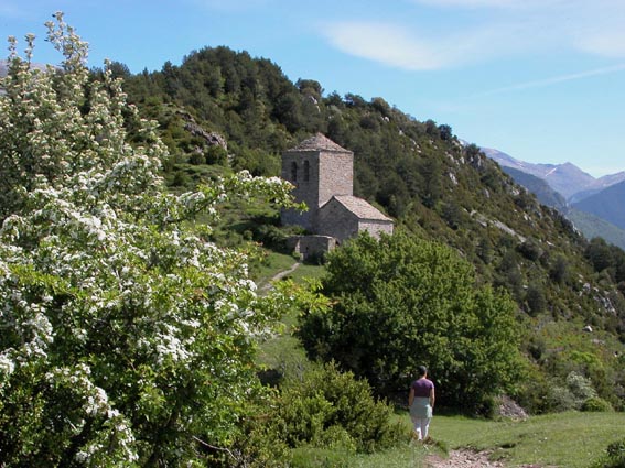 Descente sur l'ermitage de la Virgen de fajanillas.