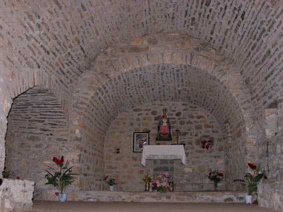 La superbe vote de l'ermitage Virgen de la Pea.