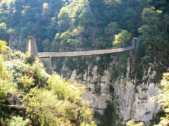 Le pont d'Holzarte.