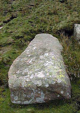 Menhir au sud du sommet de l'Iparla.