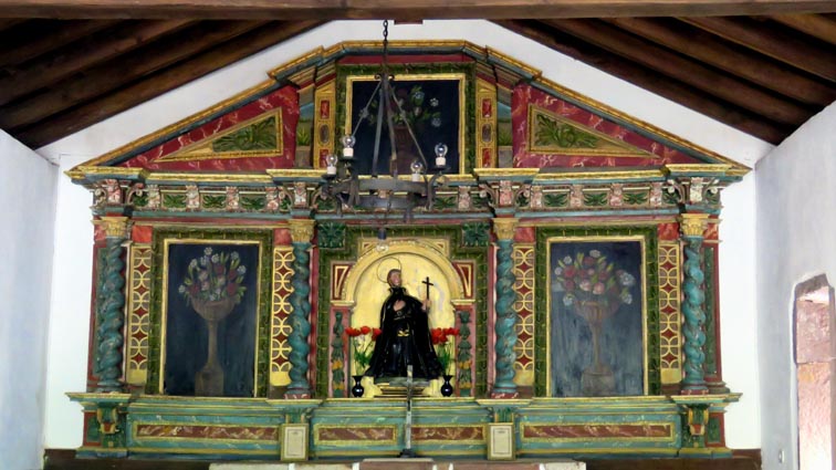 Retable de l'ermitage Saint François Xavier