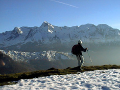 Le Pic de Ger vu du col d'Agnoures.