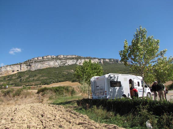 La crte de la trinit vue du parking (photo de Serge)