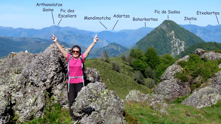 Nous voici au sommet du Mail de Lerre