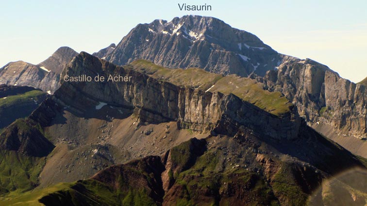Castillo de Acher et Visaurin