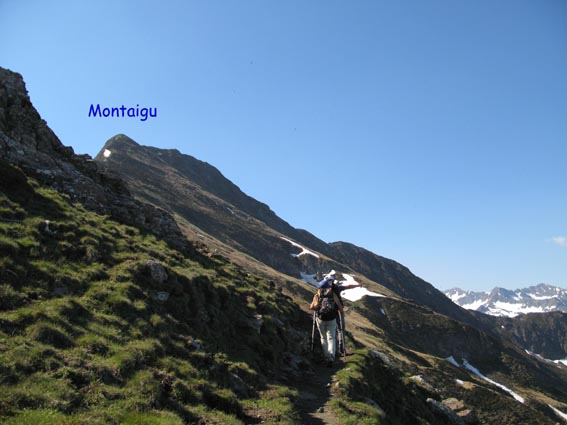 Le sommet du Montaigu est en vue.