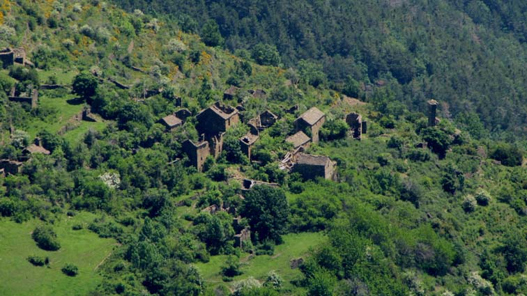 Le village abandonné de Llosa