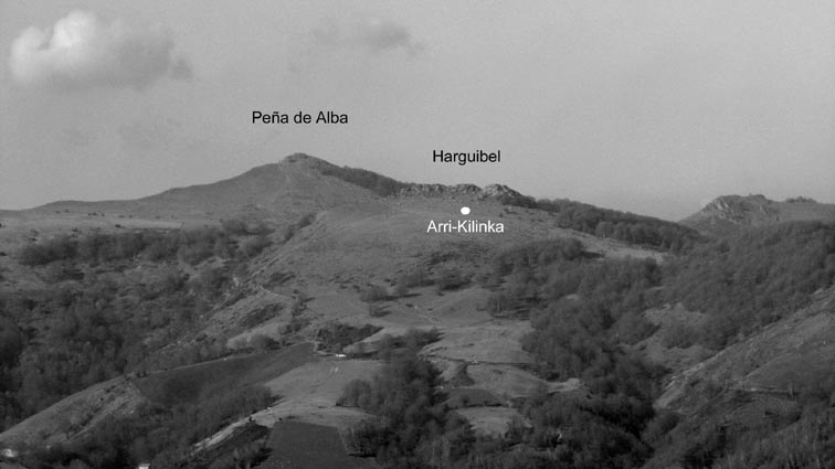 Peña de Alba à l'Ouest.