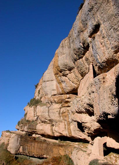 Et la faja qui dmarre de l'ermitage de la Cueva.