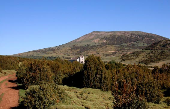 Le Tozal de Oturia, au-dessus de la chapelle de Santa Orosia.