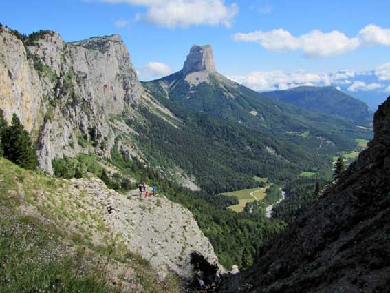 Mont Aiguille et Pas de l'Aiguille