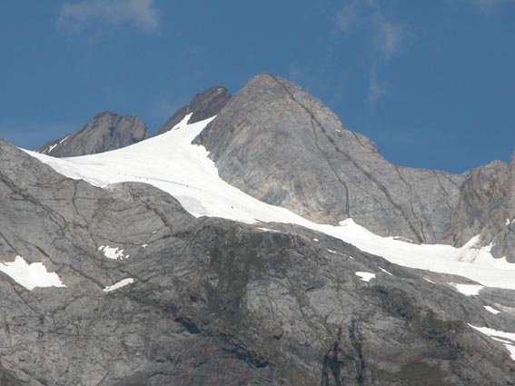 Le glacier d'Oussoue et la Pique Longue du Vignemale.