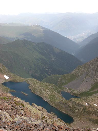 Le lac de la Montagnette, Superbagnres et Bagnres de Luchon.
