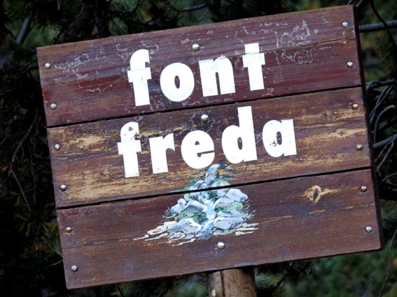 Panneau "Font Freda"