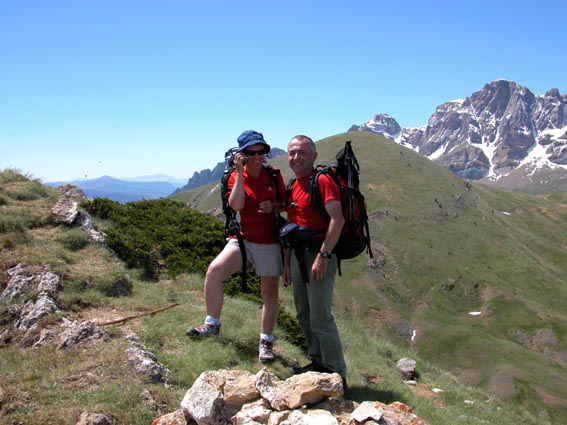 Christiane et Jean Paul au sommet de la Cochata.