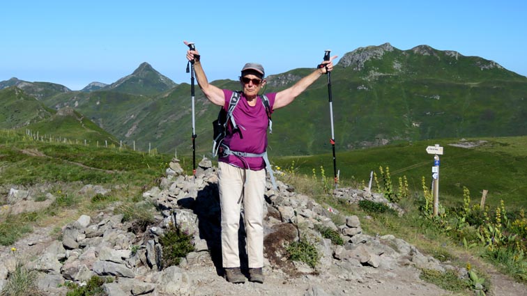 Nous atteignons le sommet du Rocher du Bec de l'Aigle