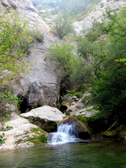 Petite cascade sur le río Purón