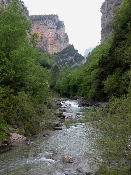 Le canyon d'Añisclo.