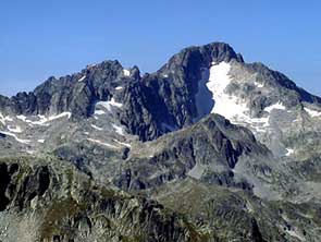 Le Balaïtous et le glacier de Las Néous.