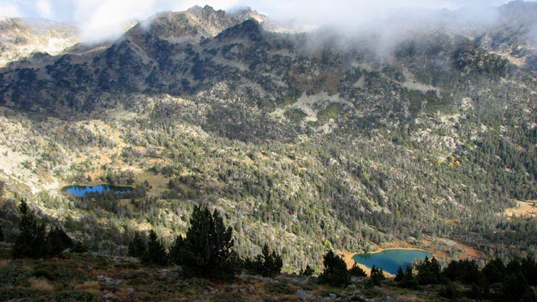 Lacs d'Anglade et du Pe d'Estibère.